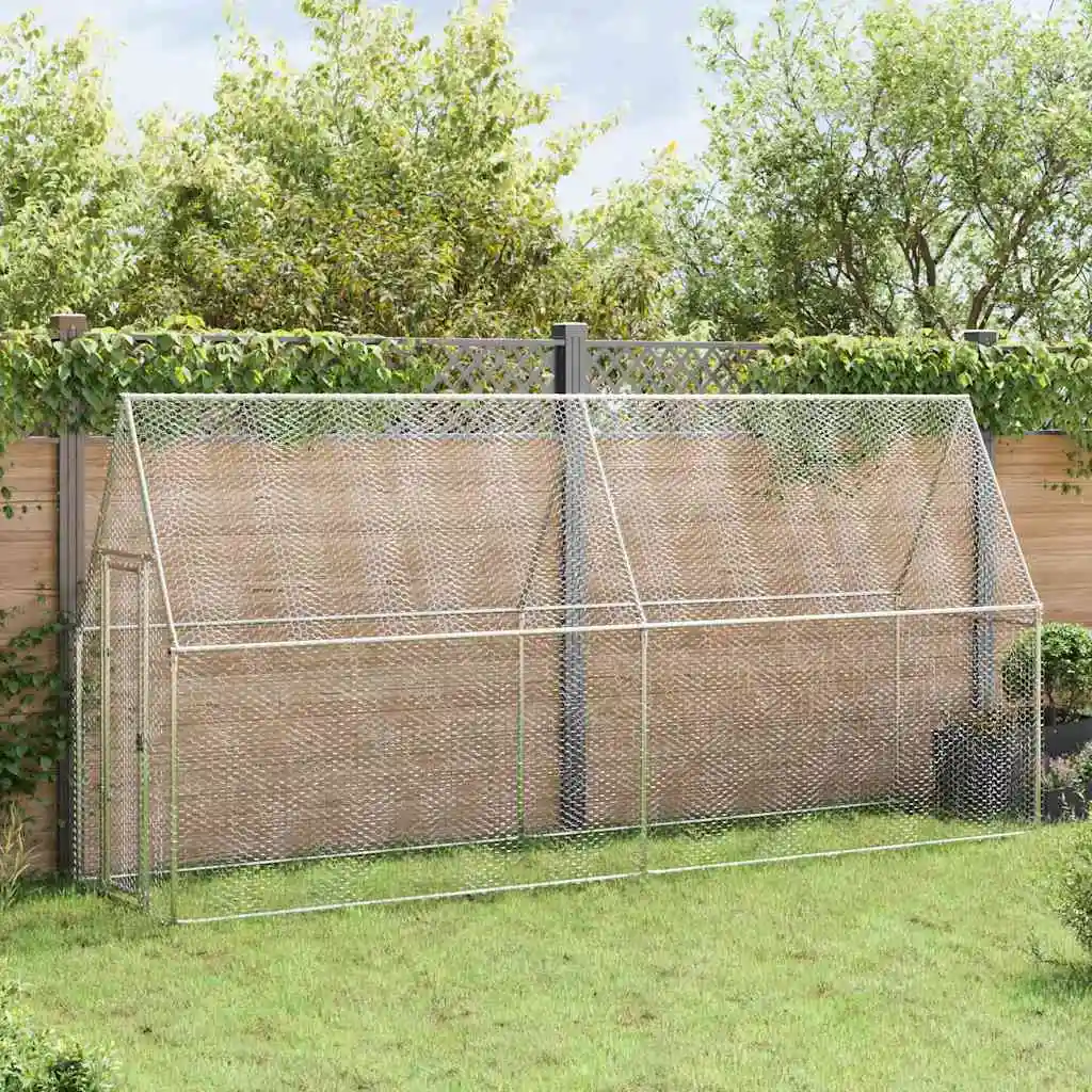 Chicken Cage Silver 100x Galvanized