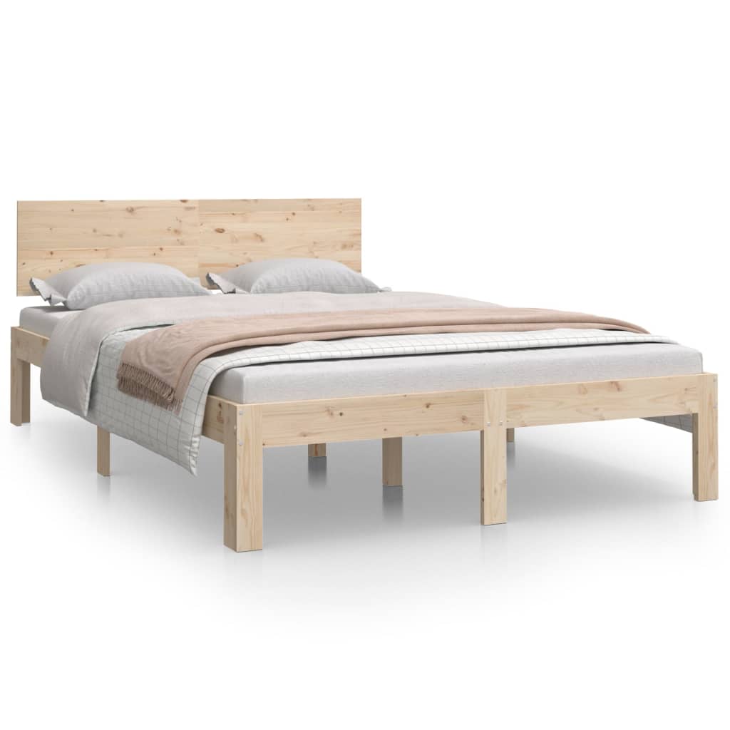 solid wood bed solid wood bed solid wood bed pine Product Image
