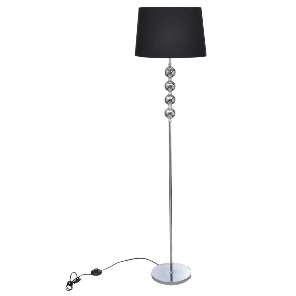 floor lamp with 4-sphere decorative element, lamp
