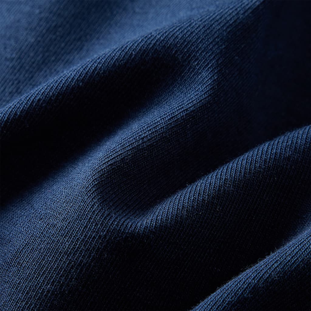 Children's dress with long sleeves, navy blue, size 104. Children's dress with