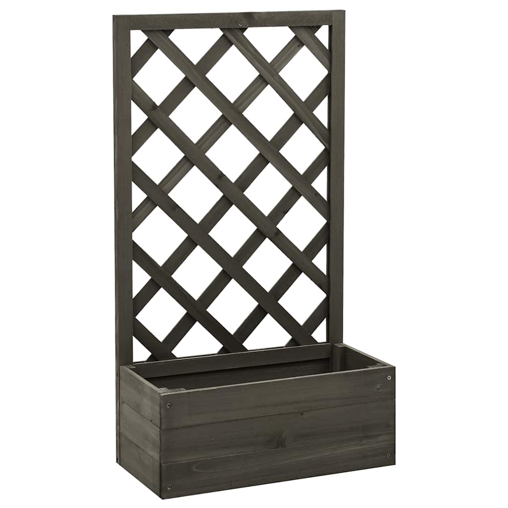 Fir Wood Garden Trellis Planter, picture 5 of 5
