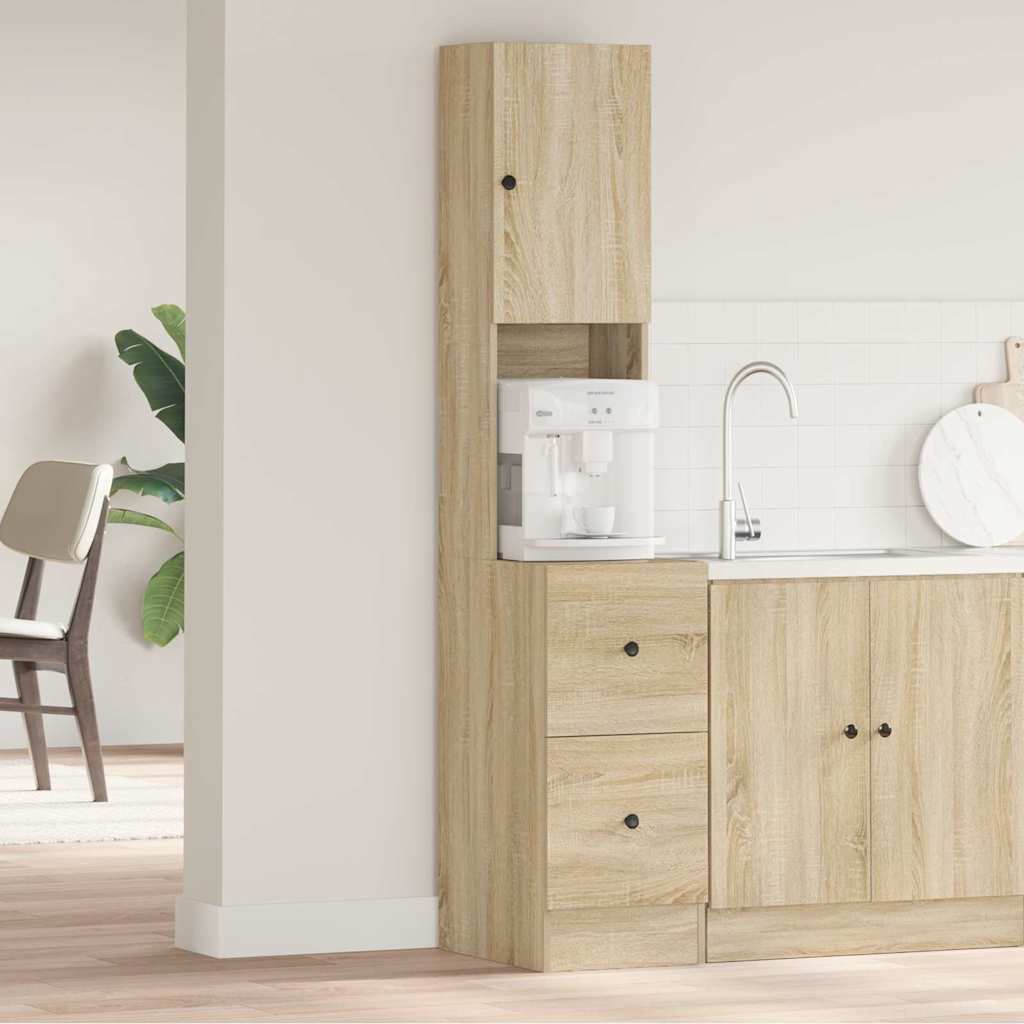   kitchen cabinet with shelf 35 x wood-based material  