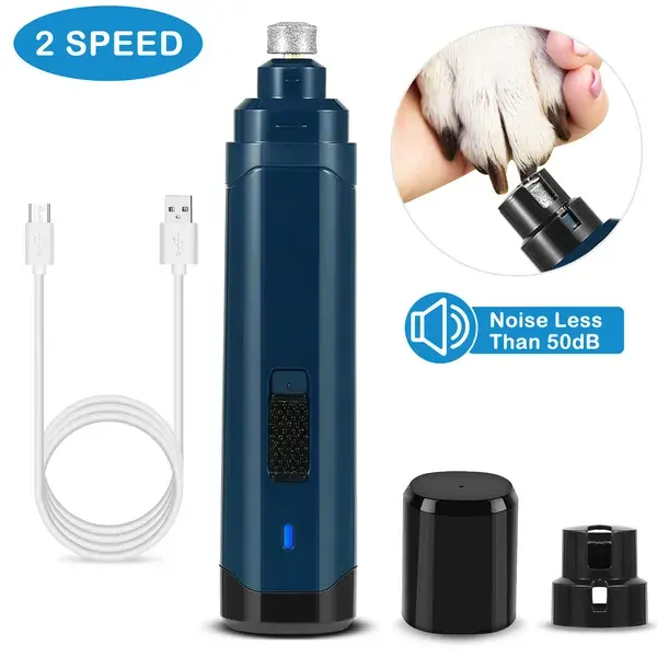 Dog Nail Grinder 2 Speeds Quiet USB