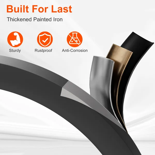 3-Step Foldable Ladder With Wide Anti-Slip Pedal Safety Locking Design Soft Handgrip Portable Lightweight Folding Step Stool 330LBS Load Capacity For Household Kitchen Office