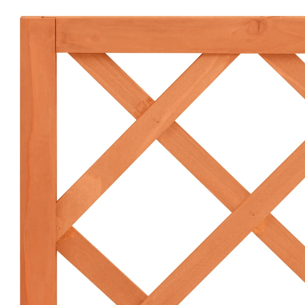 Rankgitter aus massivem Tannenholz mit Pflanzgefäß für Kletterpflanzen und Blumenanbau_voghion.com