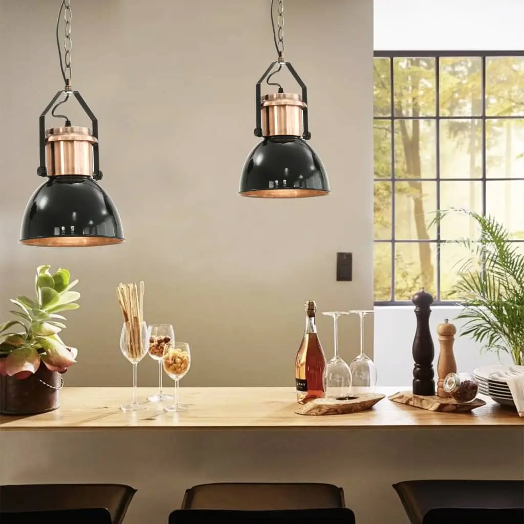 Ceiling Lamp 2 pcs. Round E27
