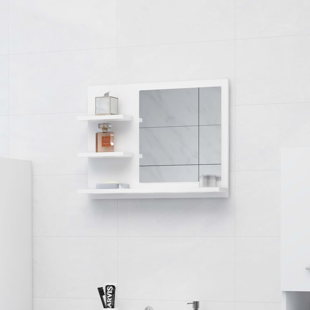   bathroom mirror 60x10, wood-based material