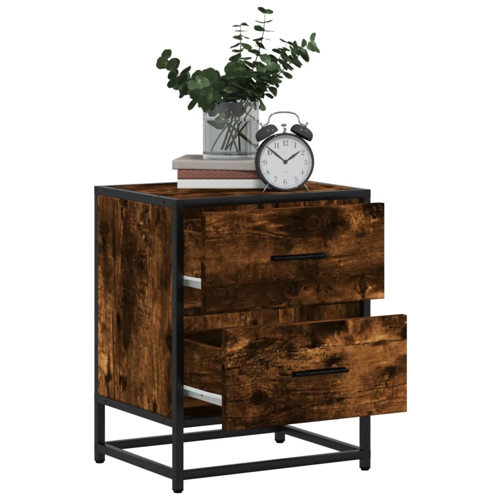 Nachttisch Smoked Oak – Bild 4