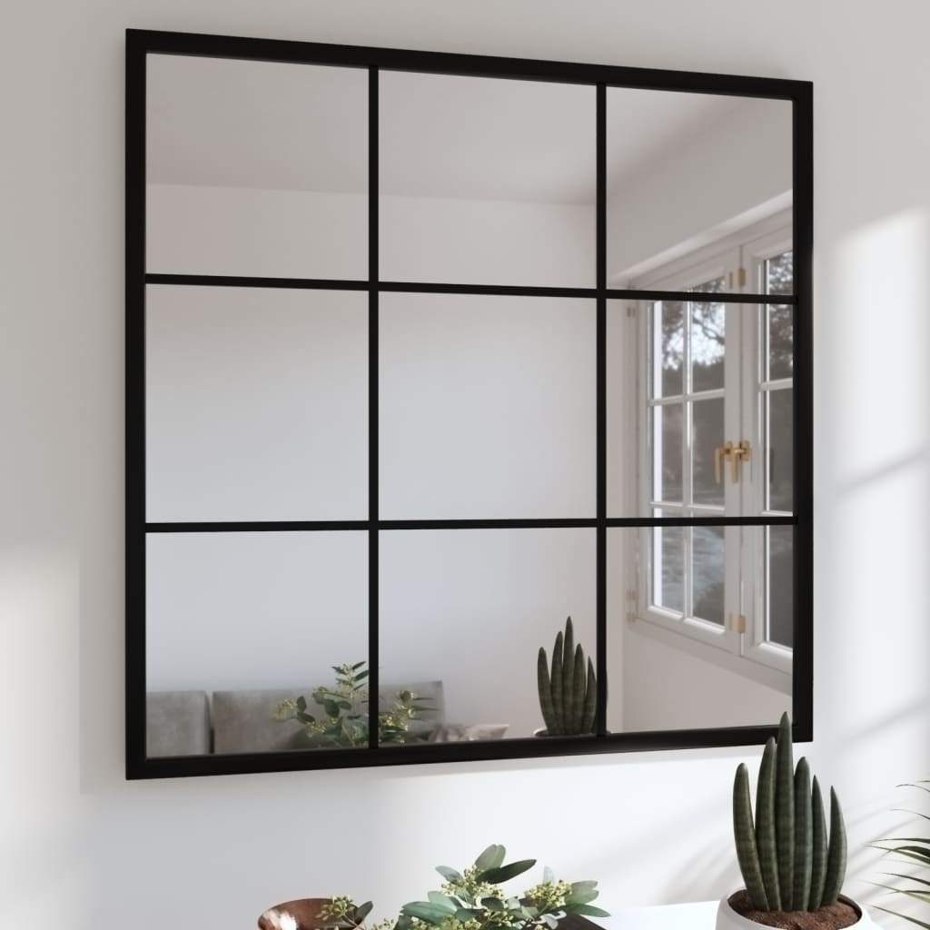 Rectangular Wall Mirror with Metal Frame, picture 5 of 12