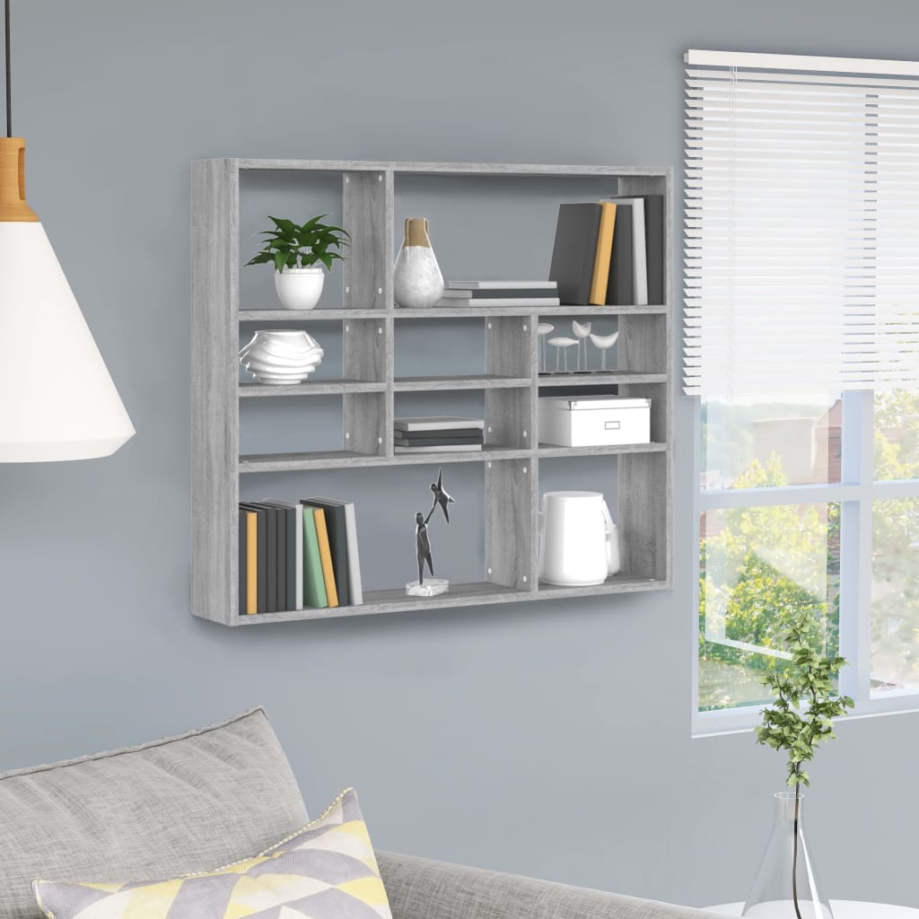 Wall Shelf with 10 Compartments, picture 7 of 9