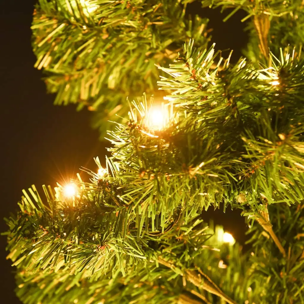 Spiral Christmas Tree with Lights and Stand 150 cm