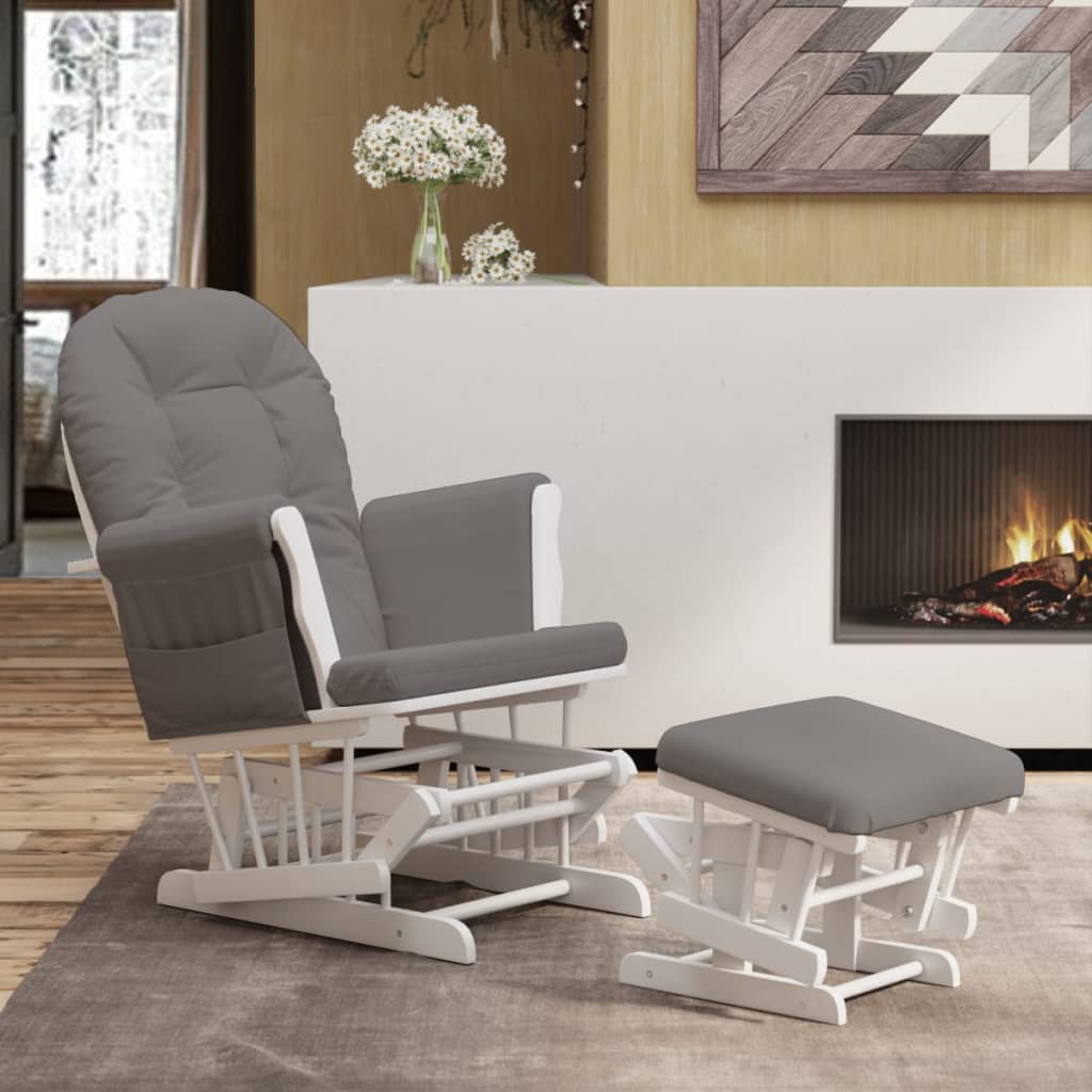 Dark Grey And White