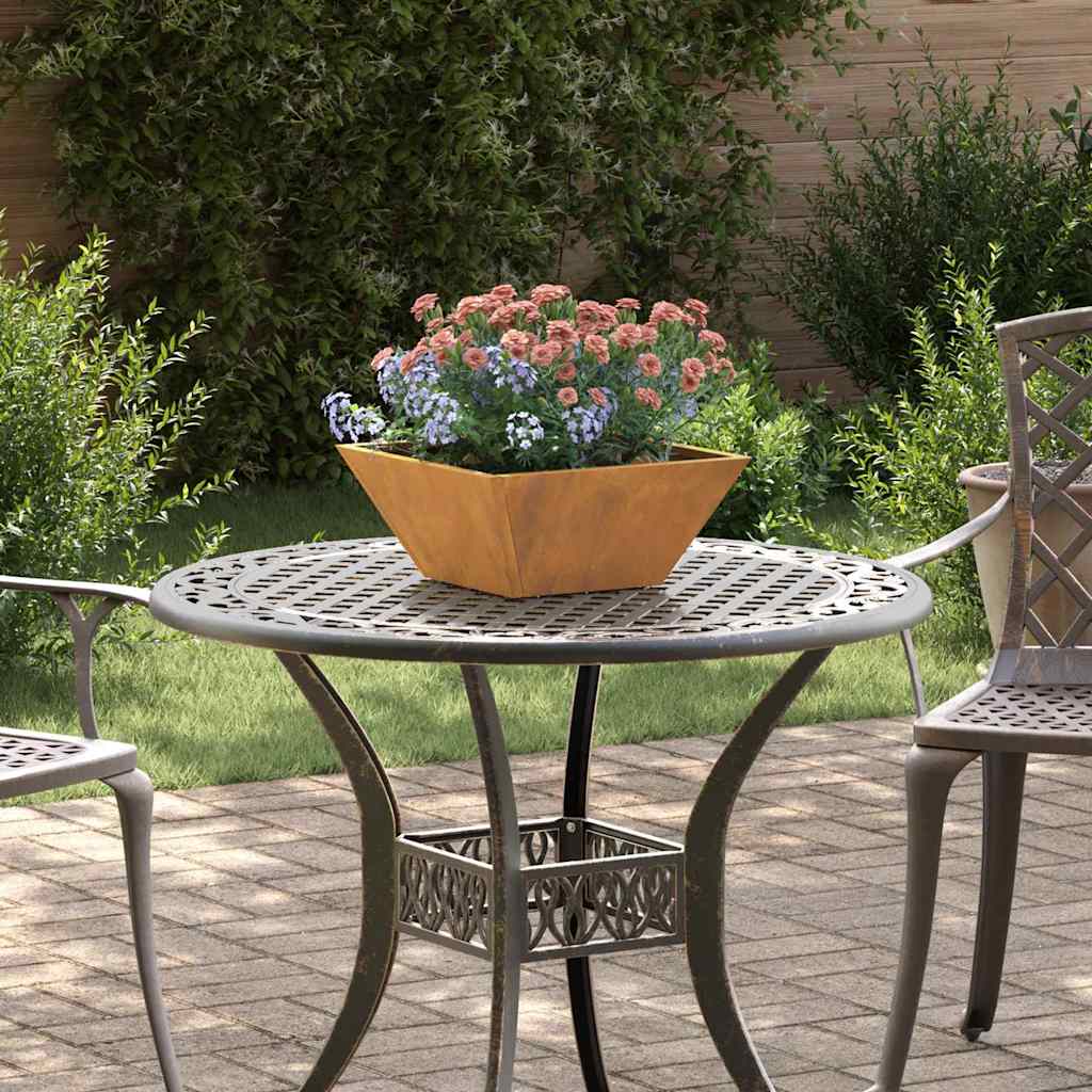   Garden Bowl Planter Rusty 35 x Weatherproof Steel