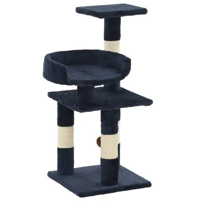 Cat Scratching Post with Sisal Scratching Columns 65 cm Cat Scratching Post Blue - Shop at LoveMi