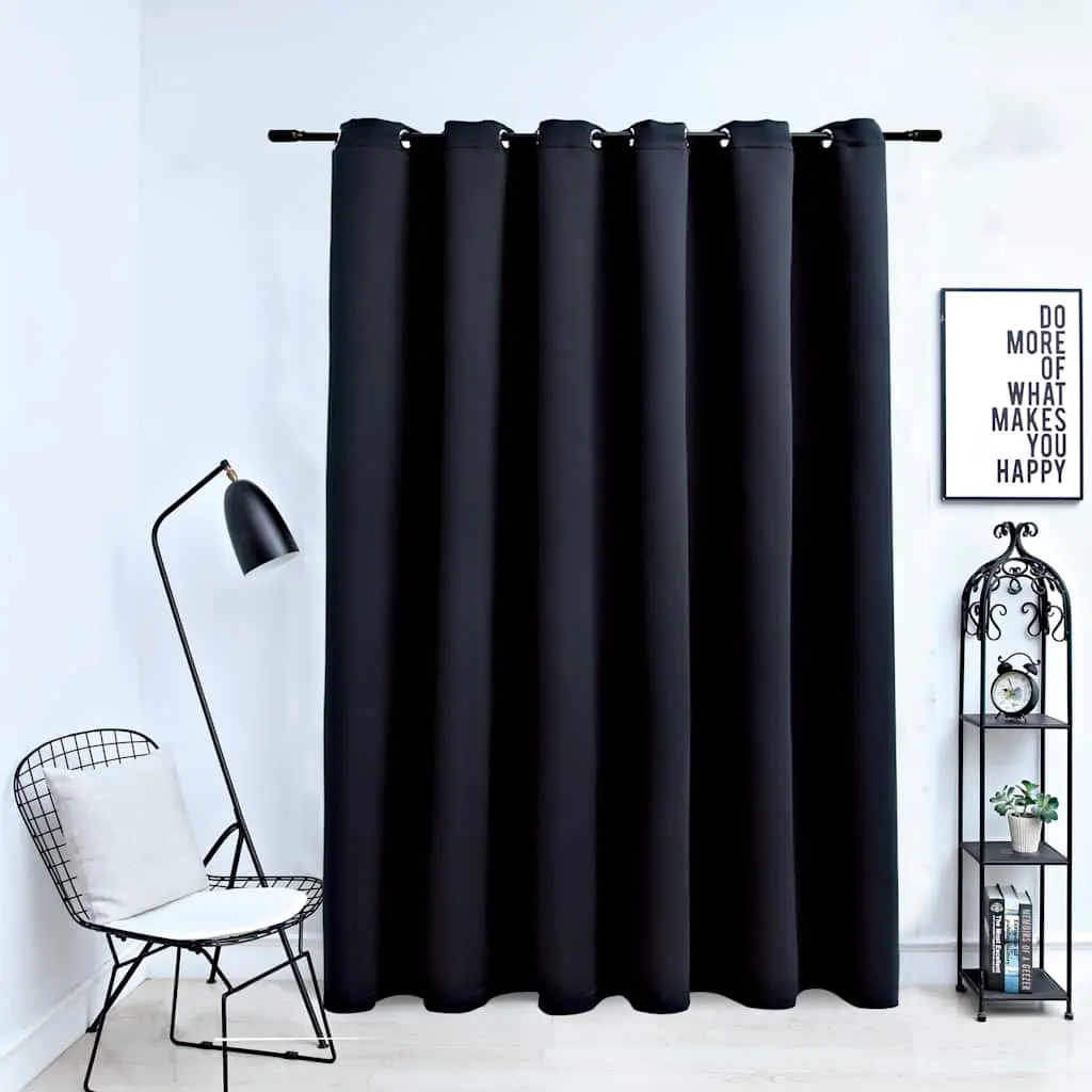 blackout curtain with metal eyelets