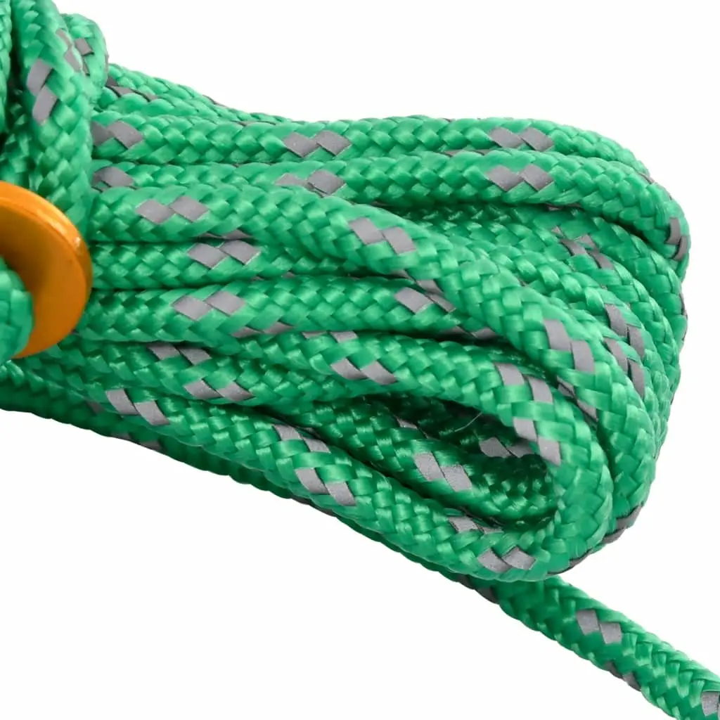 Tent Guy Lines with Rope Tensioners, 8 pcs., Reflective, 4