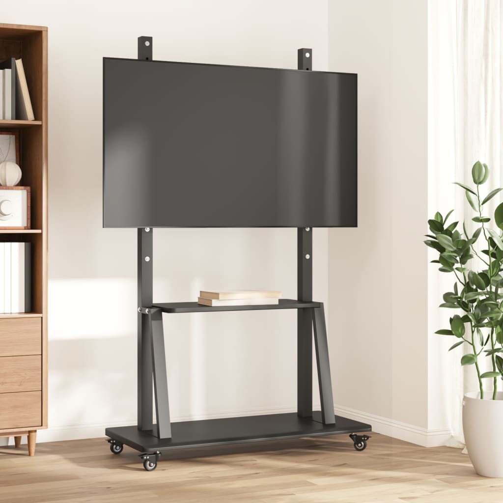 TV stand with wheels, fits 32-70 inch screens, max VESA mount – 100 kg