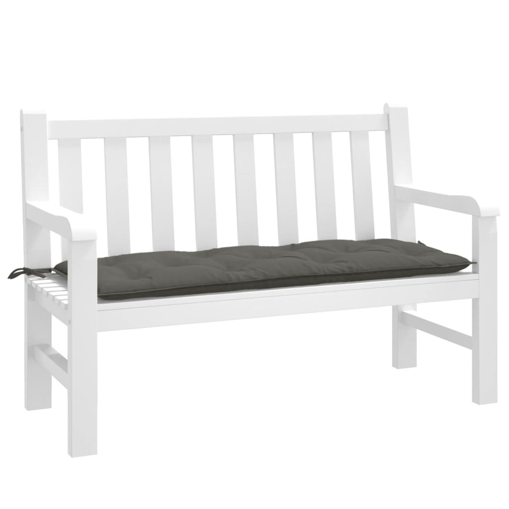 Garden Bench Cushion Melange Anthracite Garden Bench Cushion Melange Melange Dark Grey - Shop at LoveMi