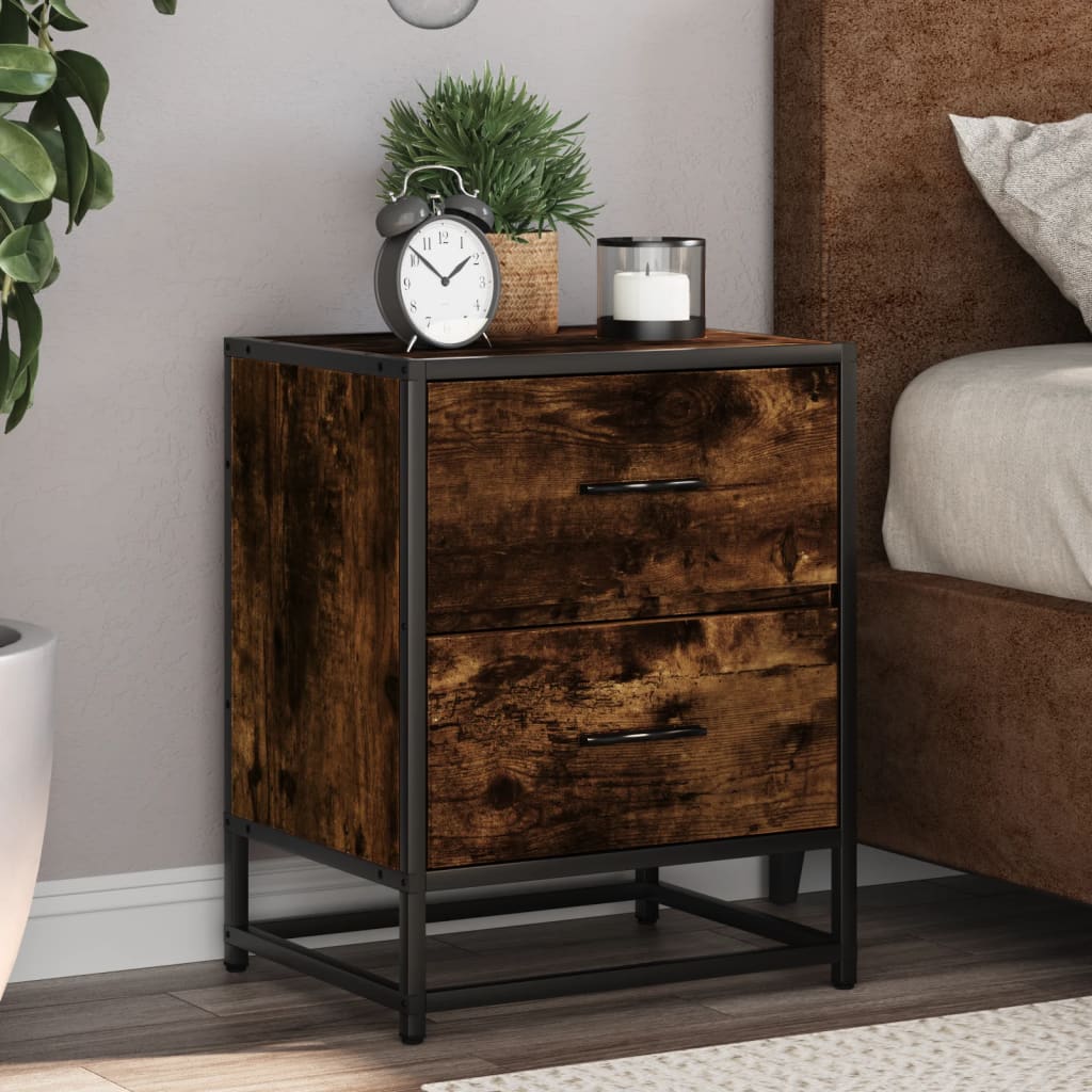 Nachttisch Smoked Oak – Bild 1