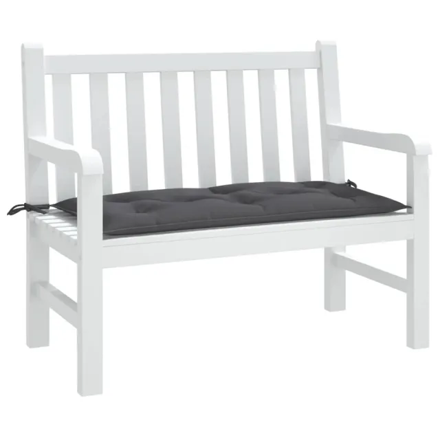 Garden Bench Cushion Anthracite Oxford Fabric Garden Bench Cushion Anthracite - Shop at LoveMi