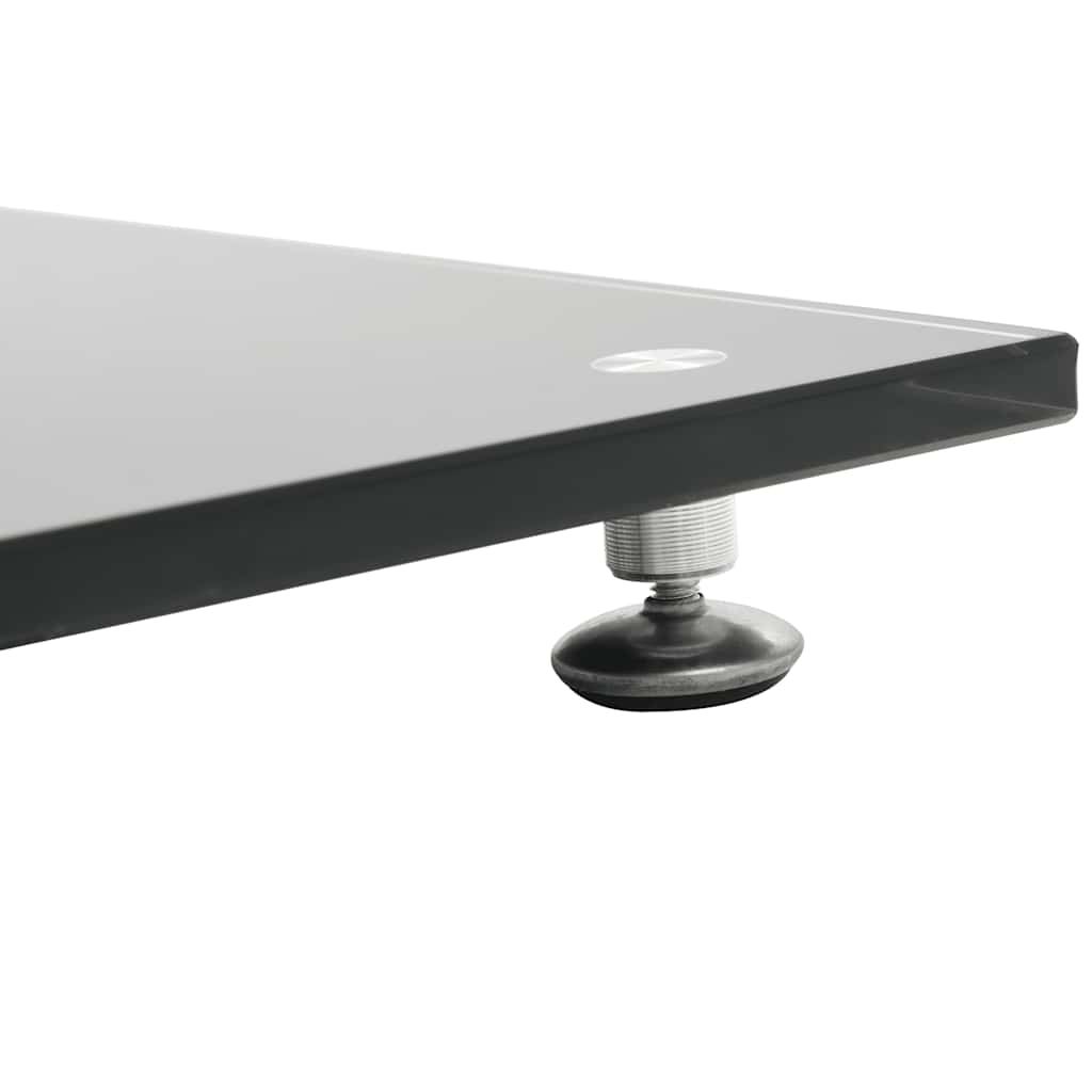   Speaker Stands, 2-Pack, Double Column Design, Tempered Glass