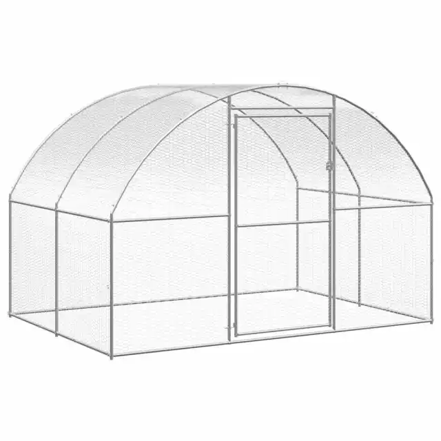 Outdoor Chicken Coop 3x2x2 m Galvanized Without A Roof - Shop at LoveMi