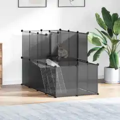 Small Animal Cage 142x PP and - Black - View 1