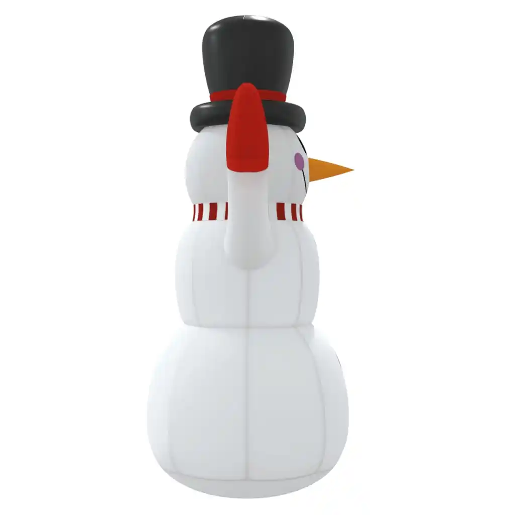 Inflatable Snowman with LEDs 120 cm