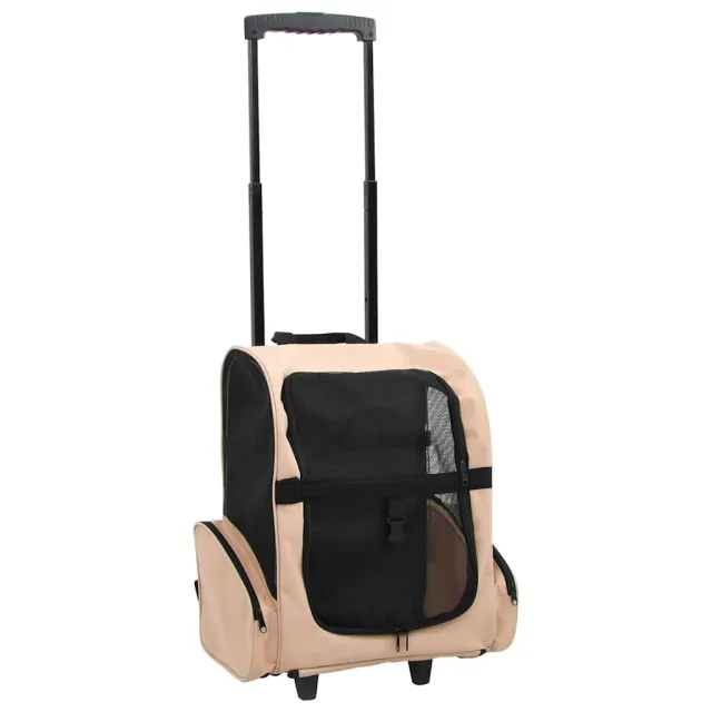 3 in 1 Foldable Pet Trolley Beige - Shop at LoveMi