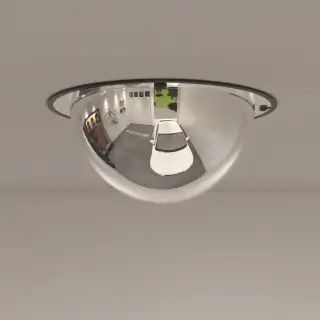 Fully Curved Traffic Mirror Ø40 cm Acrylic
