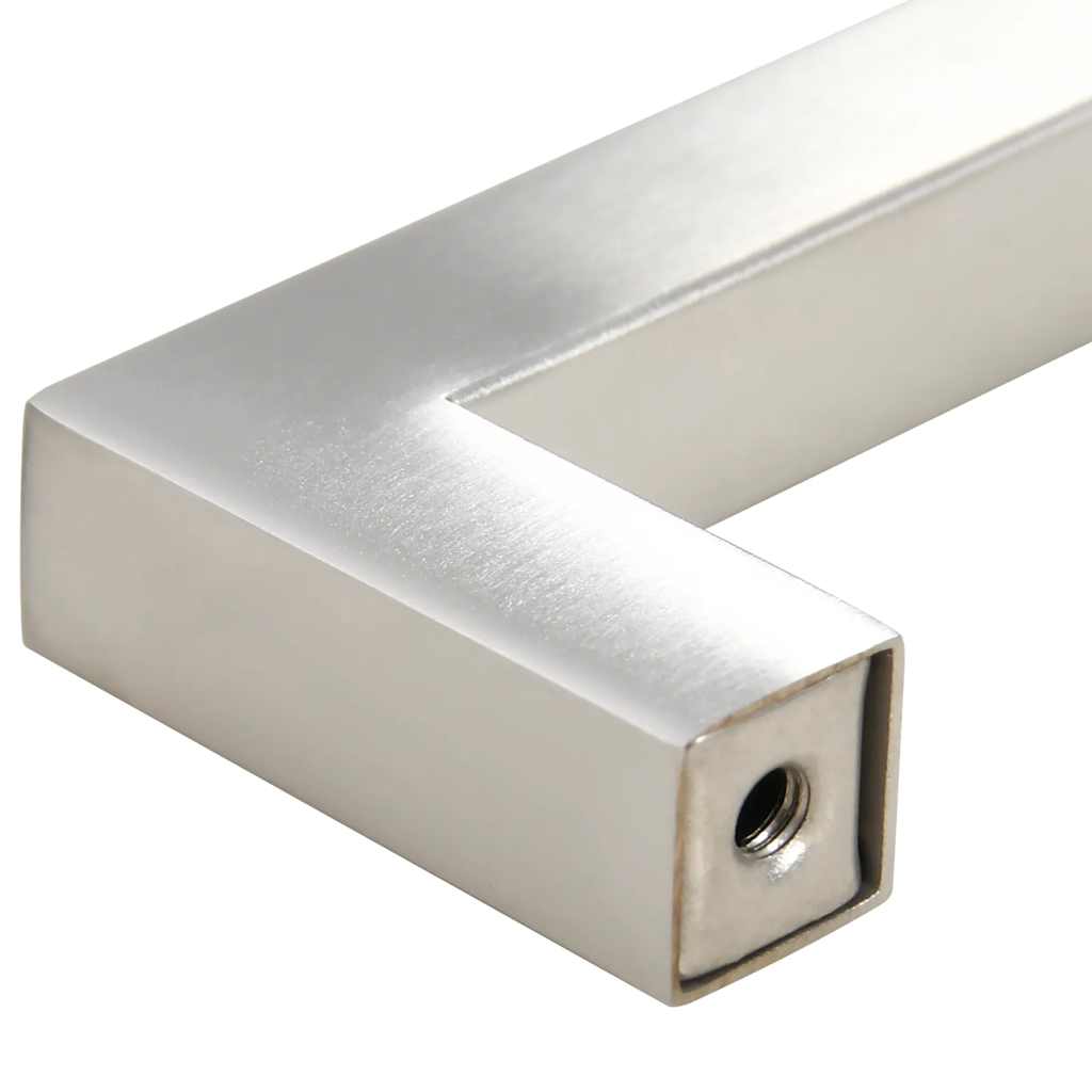 Furniture Handles, 10 Pieces, Silver, 128 mm, Stainless Steel