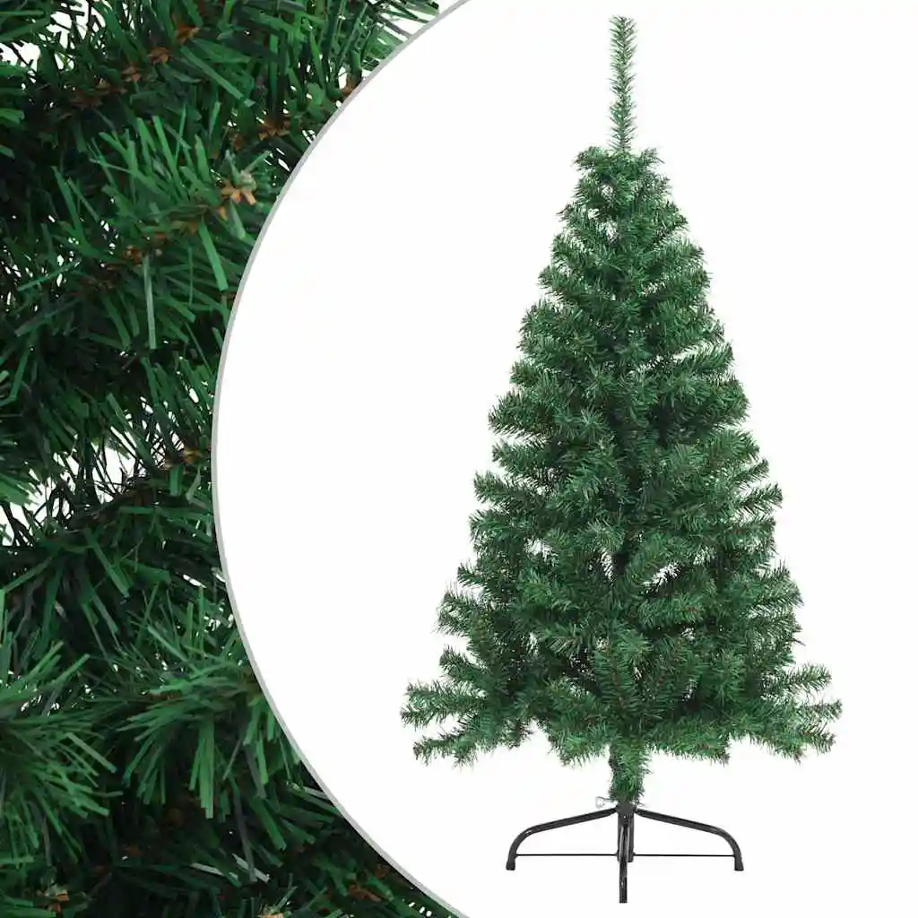 Artificial Half Christmas Tree with Stand 150 cm PVC