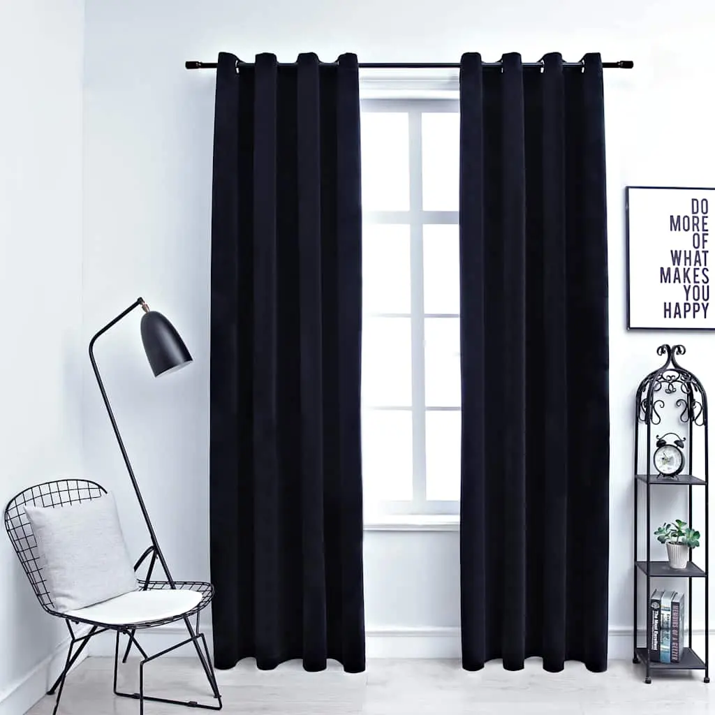 blackout curtains with eyelets, , velvet