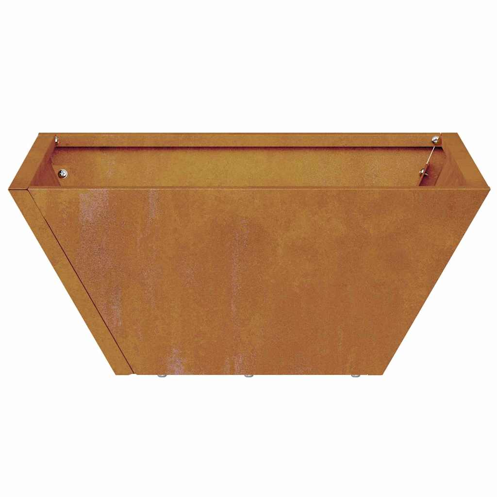 Rusty Steel Garden Bowl Planter