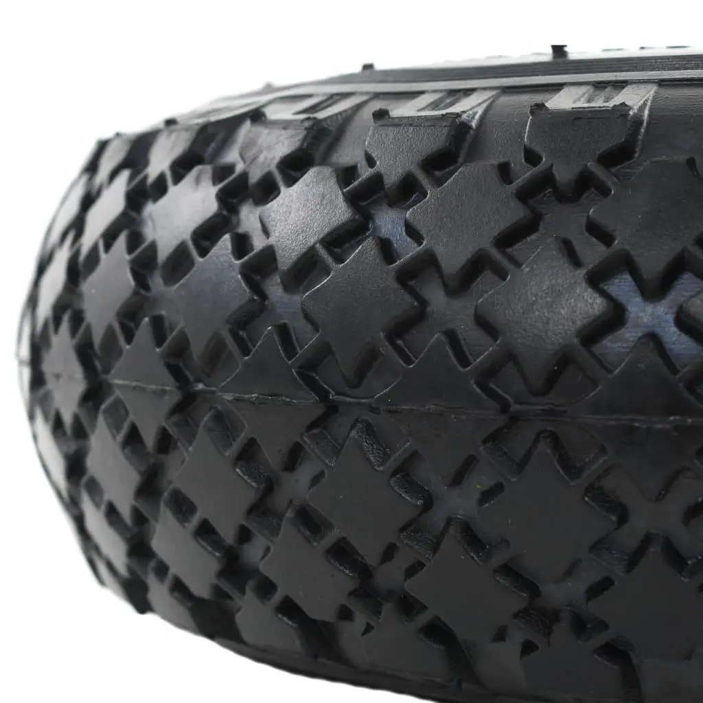 Sack Truck Wheels 2 pcs. Rubber 3.00-4 (245x82)