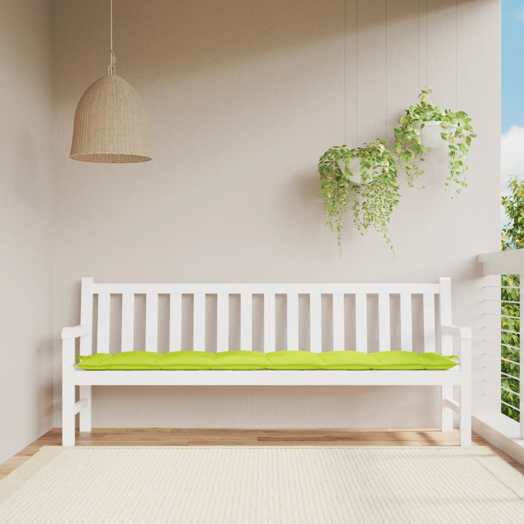 Garden Bench Cushion Anthracite Oxford Fabric Garden Bench Cushion Bright Green - Shop at LoveMi