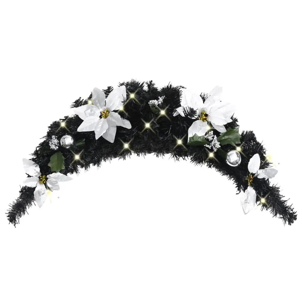 Christmas Door Arch with LED Lights 90 cm PVC