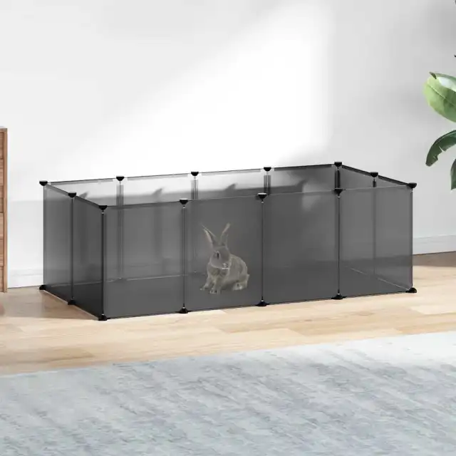 small animal cage 144x74x46.5 cm PP and small animal cage Black - Shop at LoveMi