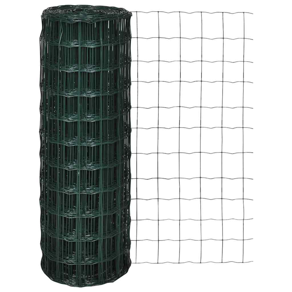 Garden fence, wire mesh fence, welded wire mesh, 10x0.8 m, wire mesh fence Green - Shop at LoveMi