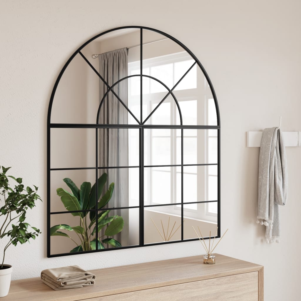 Curved Iron Wall Mirror, picture 4 of 4
