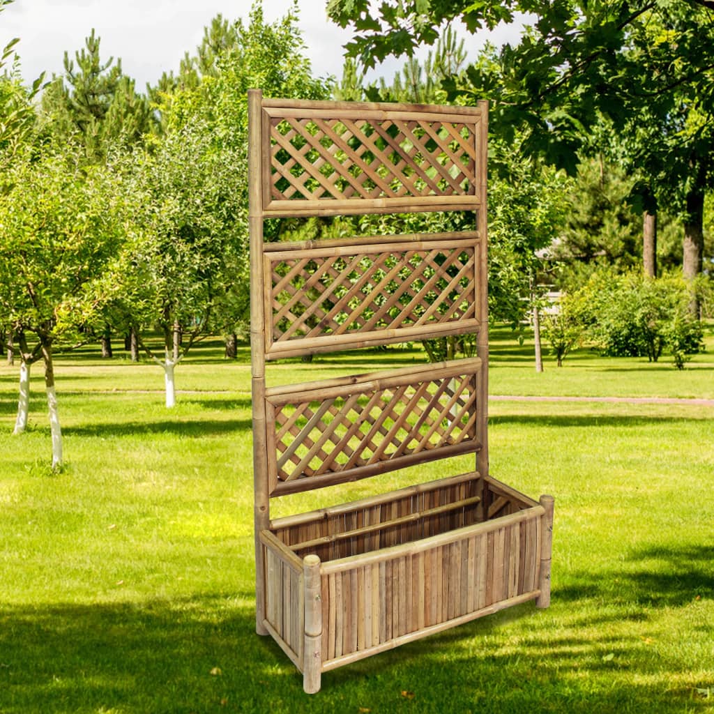 Bamboo Planter with Trellis, picture 4 of 4
