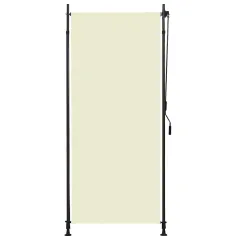 Outdoor Roller Blind Anthracite Outdoor Roller Blind Anthracite Outdoor Roller Blind - Cream - View 1