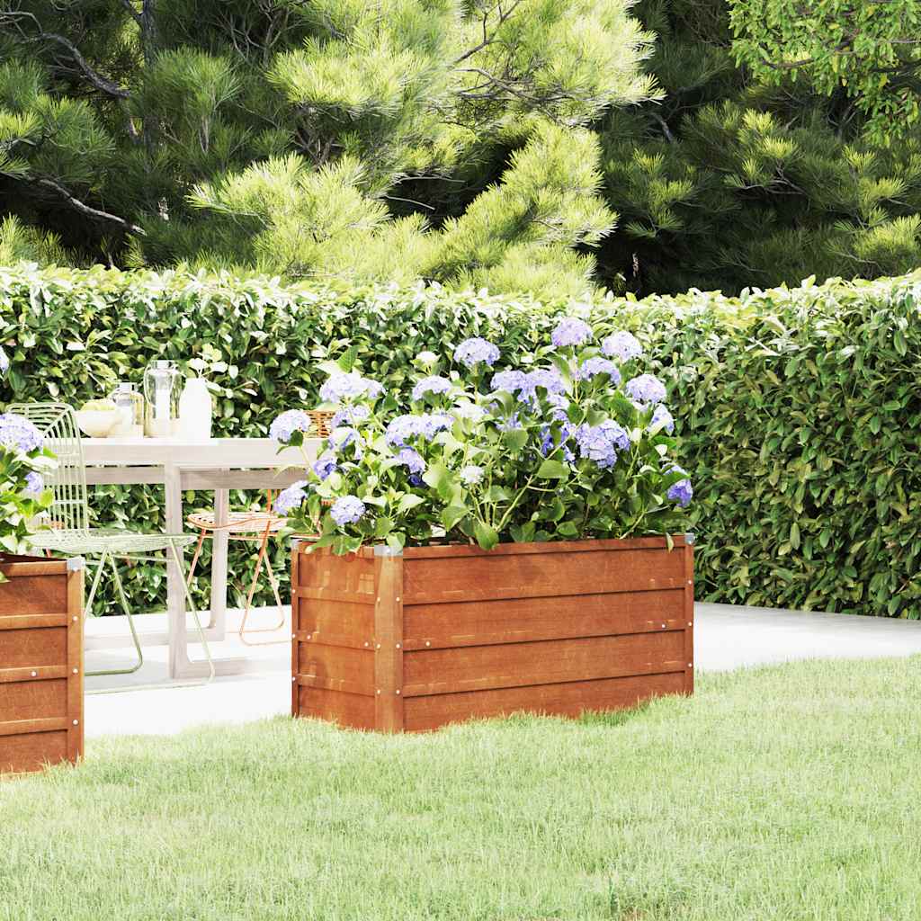 Corten Steel Raised Garden Bed, picture 7 of 12