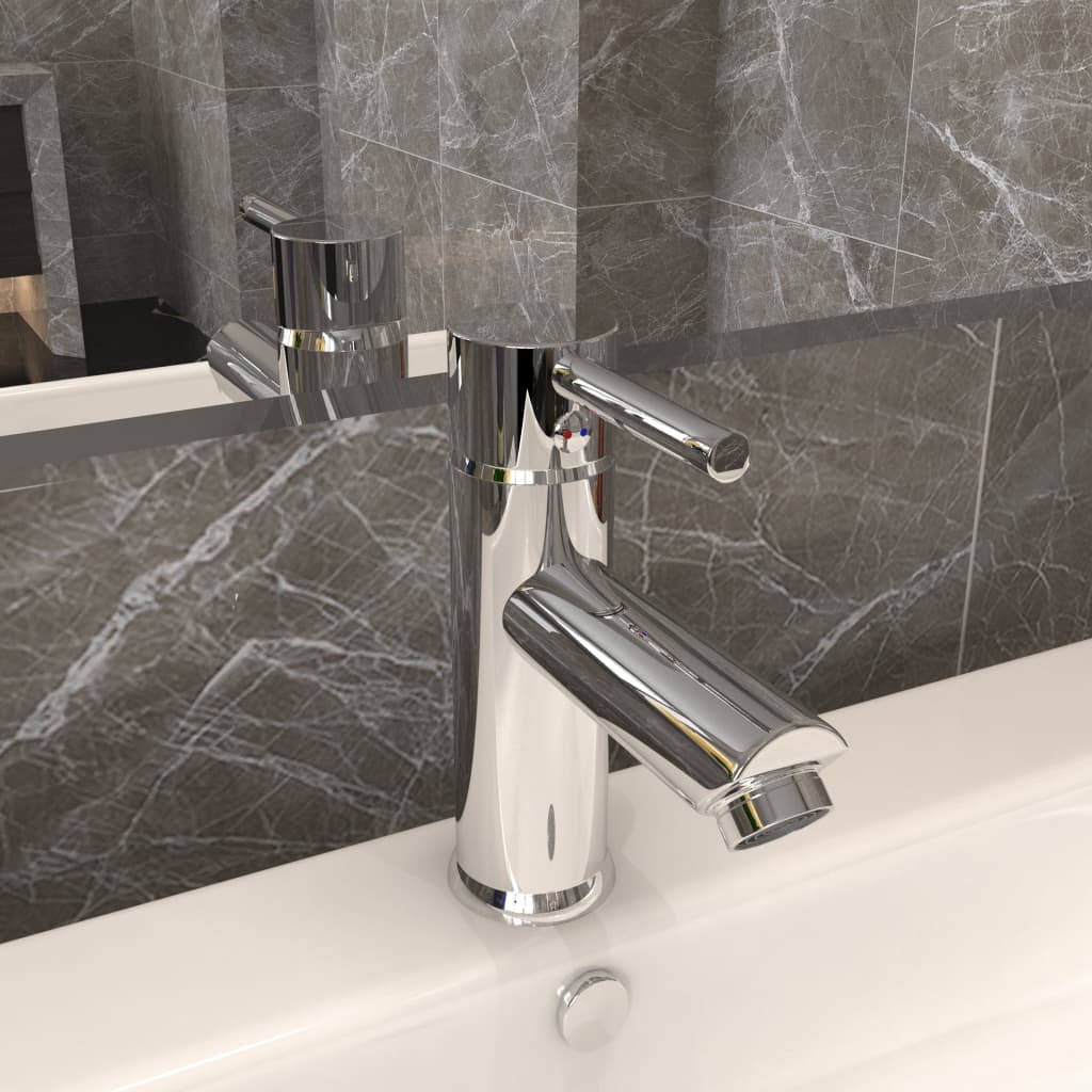  Washbasin Tap Chrome Plated 130x176 mm   Washbasin Tap 130x176
