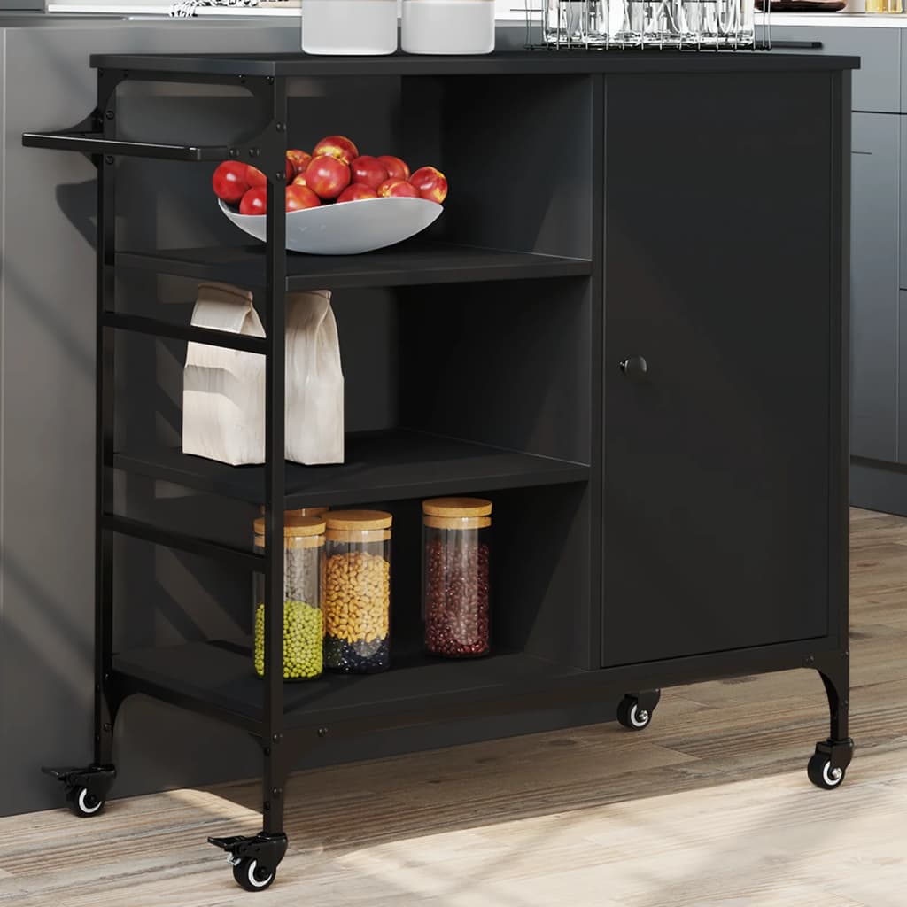   Kitchen Trolley 87.5x38.5x84.5 cm Wood-based material   Kitchen Trolley Artisan