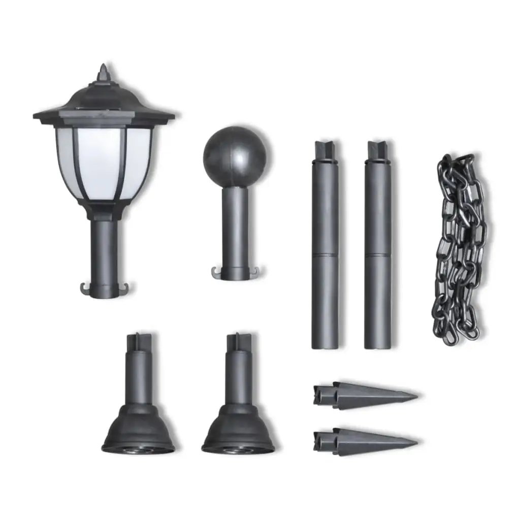 2x LED Lamp Solar Light Outdoor Lamp Garden Light Lantern