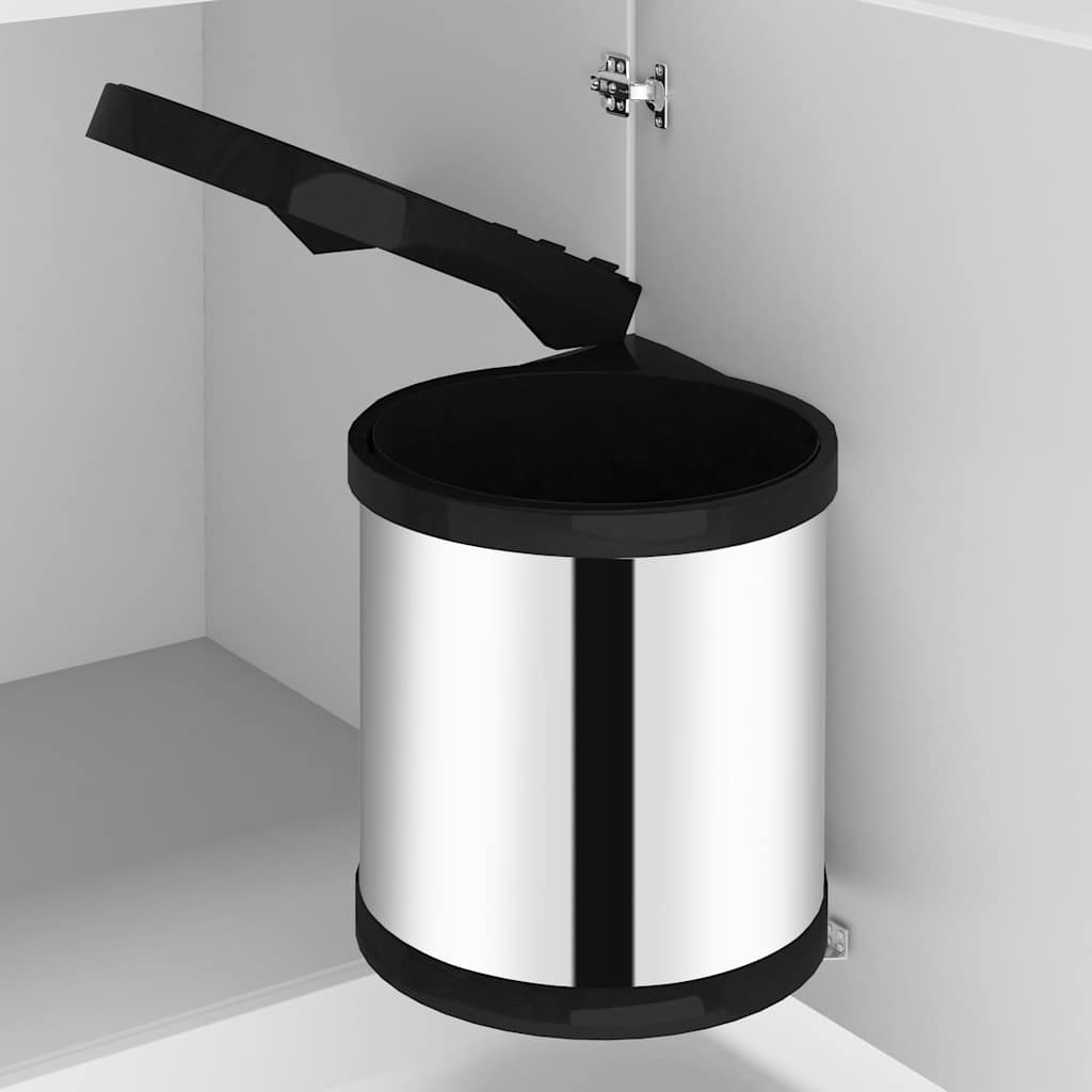   Built-in Kitchen Waste Bin, Stainless Steel, 8 L