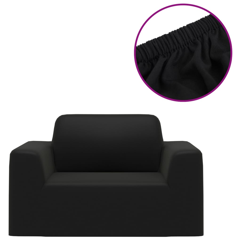   Stretch Sofa Cover Polyester Jersey   Stretch Sofa Cover 2-Seater Polyester Jersey