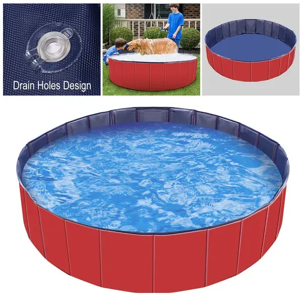 Foldable Pet Swimming Pool PVC Kiddie Baby