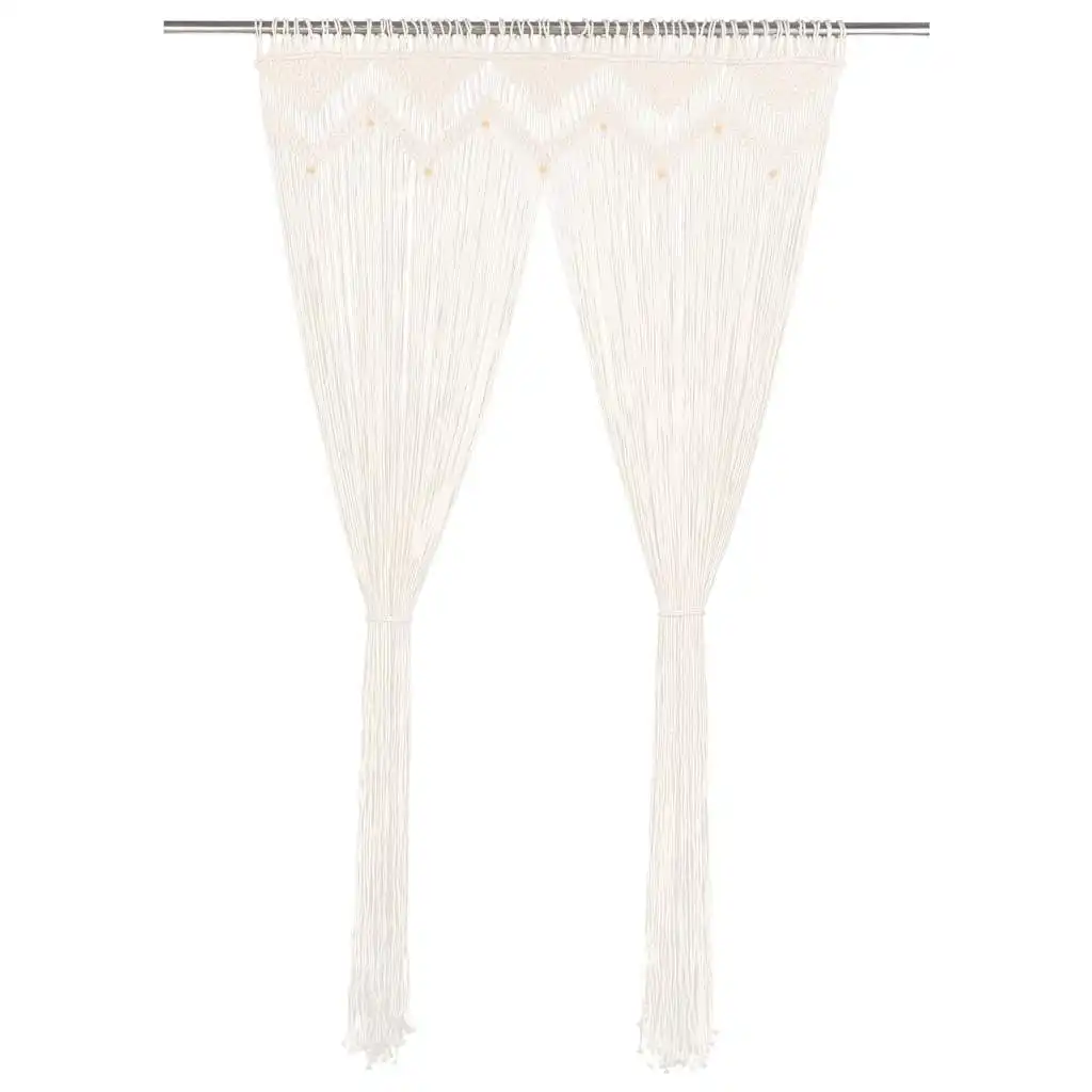 Macrame Curtain 140×240 cm Cotton   Macrame